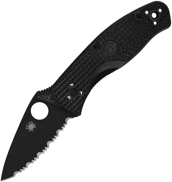 Spyderco Persistence Lightweight Black FRN Spyder Edge 8Cr13MoV - Knives.mx