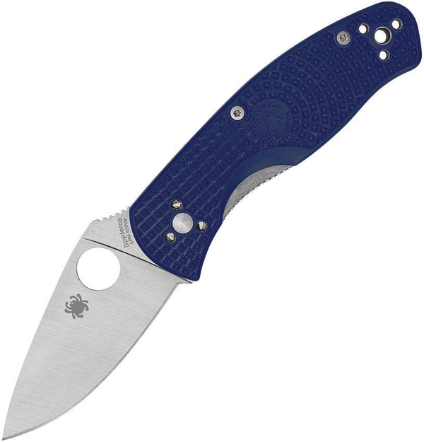 Spyderco Persistence Linerlock Blue FRN Satin Plain CPM S35VN - Knives.mx