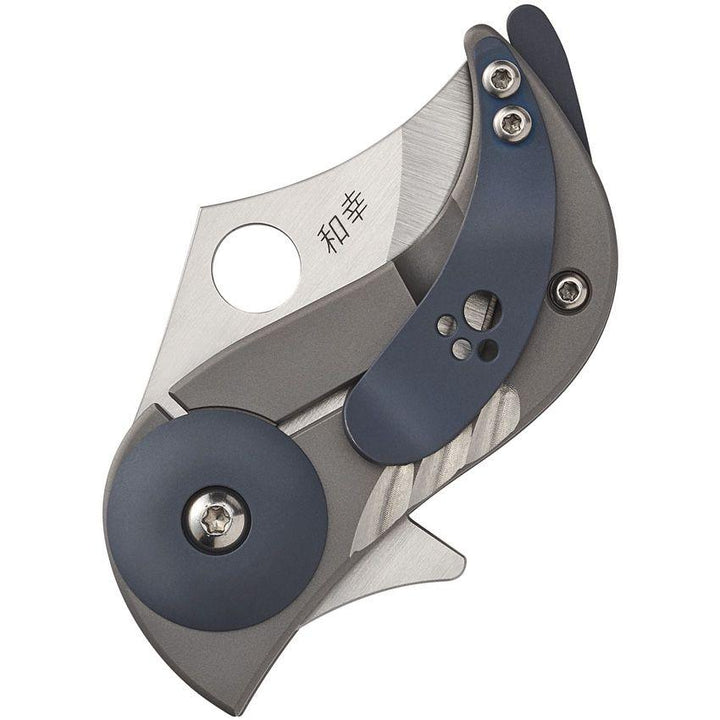 Spyderco Pochi Reeve Integral Lock Gray Titanium Satin CPM-S45VN - Knives.mx