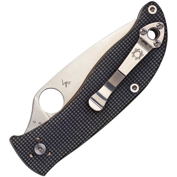 Spyderco Polestar Gray G10 Satin CTS-BD1 - Knives.mx