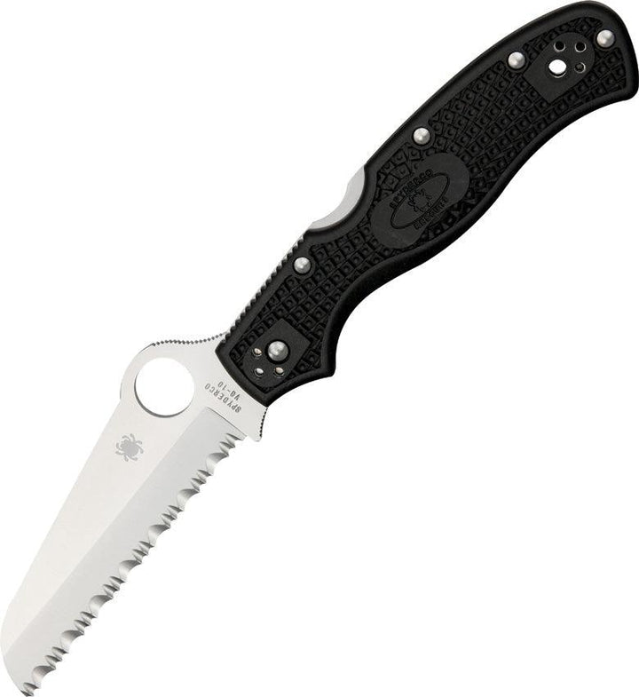 Spyderco Rescue 3 Lockback Black FRN Serrated VG-10 - Knives.mx