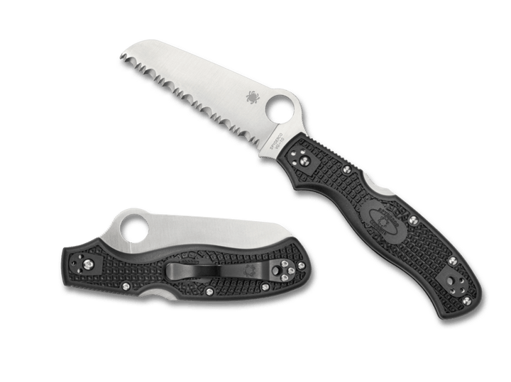 Spyderco Rescue 3 Lockback Black FRN Serrated VG-10 - Knives.mx
