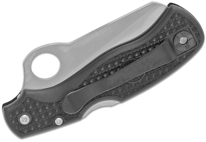 Spyderco Rescue Lockback 79mm Black FRN Serrated VG-10 - Knives.mx