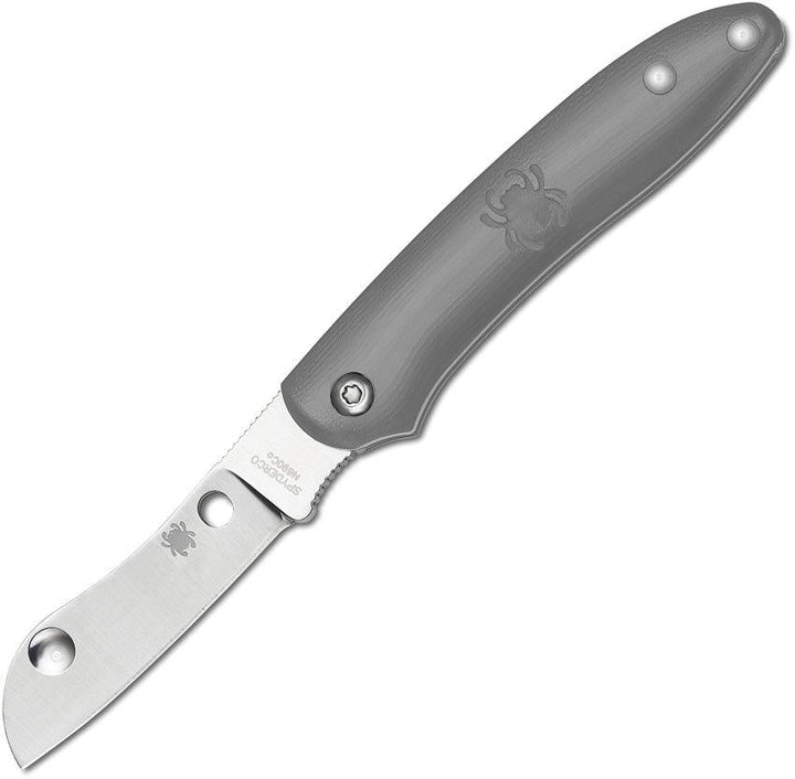 Spyderco Roadie Gray Plain - Knives.mx