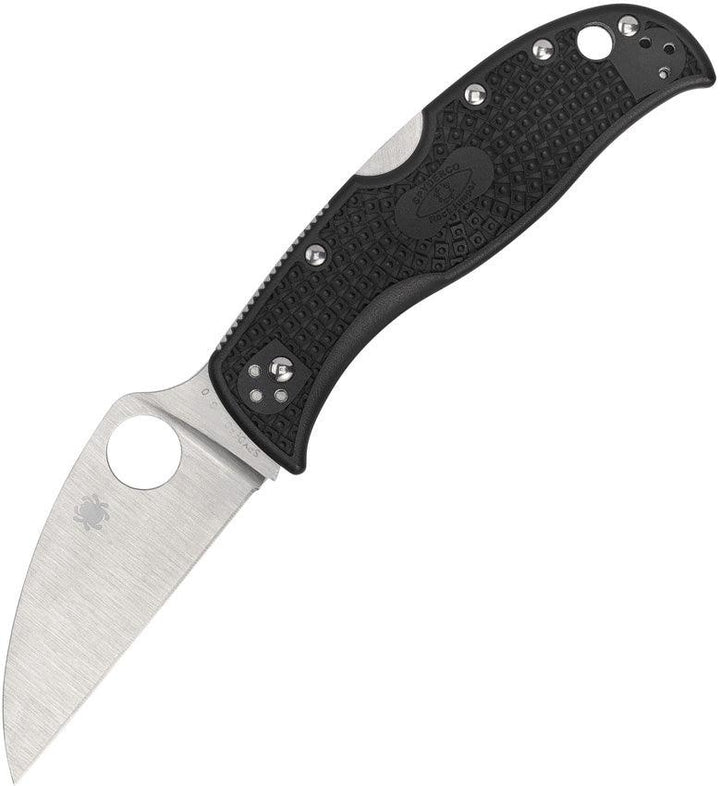 Spyderco RockJumper Lockback Black Plain - Knives.mx