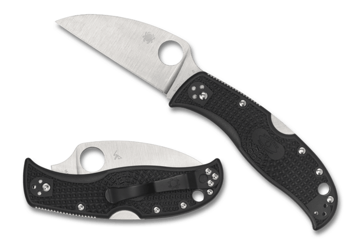 Spyderco RockJumper Lockback Black Plain - Knives.mx