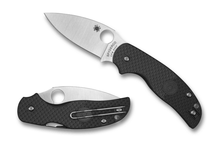 Spyderco Sage 5 Compression Lock Black FRN Satin CPM S30V - Knives.mx