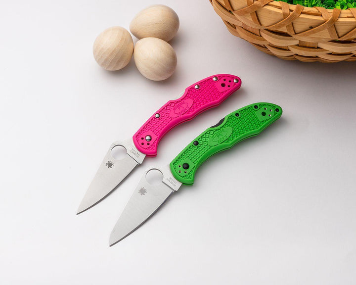 Spyderco Salt 2 Lockback Green FRN Satin PlainEdge LC200N - Knives.mx