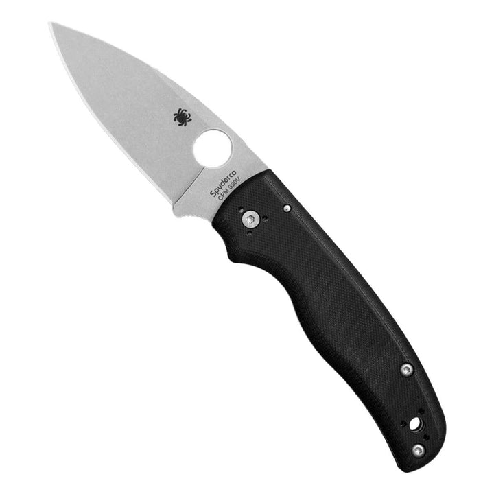 Spyderco Shaman Compression Lock Black G10 SW PlainEdge CPM S30V - Knives.mx