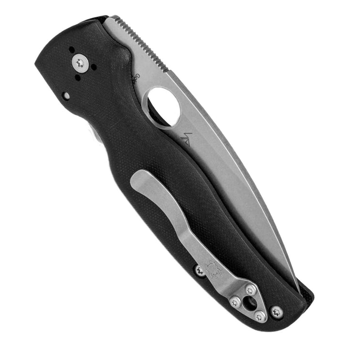 Spyderco Shaman Compression Lock Black G10 SW PlainEdge CPM S30V - Knives.mx