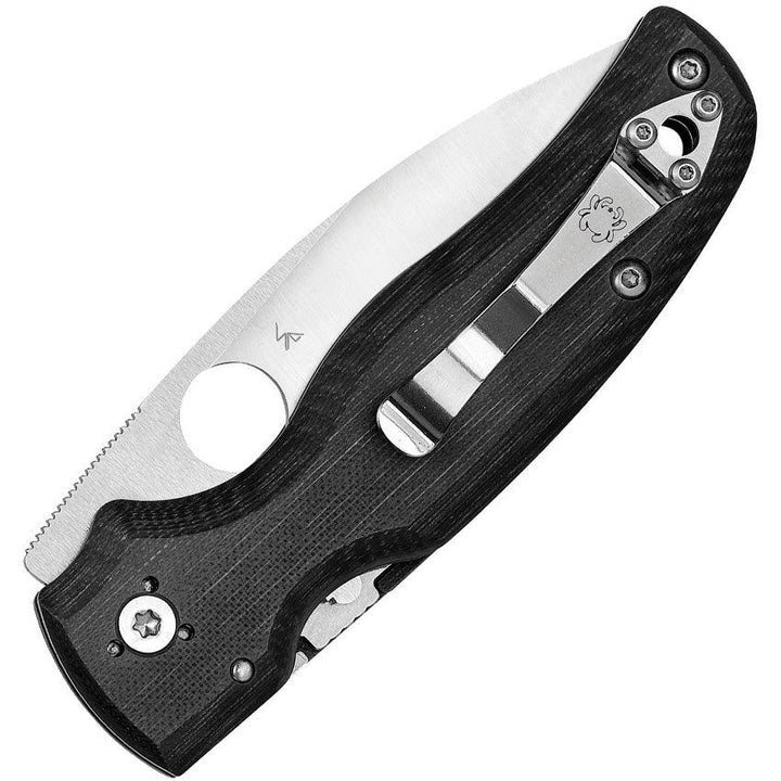 Spyderco Shaman Compression Lock Black G10 SW SpyderEdge CPM S30V - Knives.mx