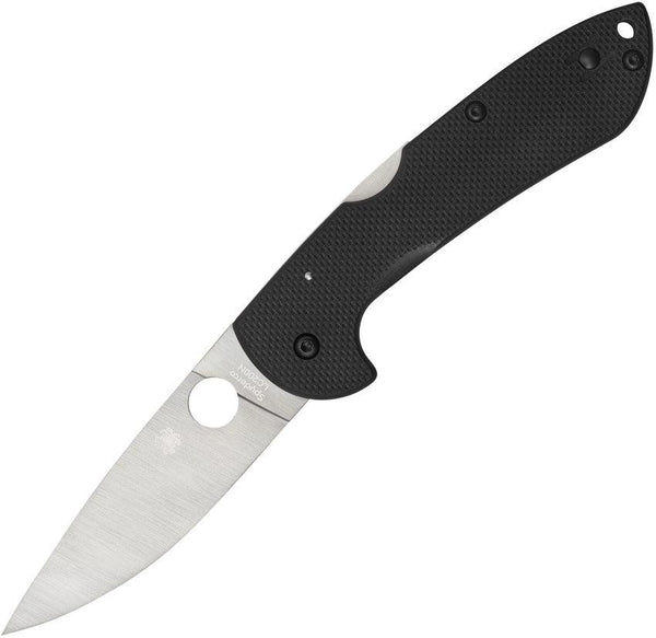 Spyderco Siren Lockback Black Textured G10 Satin LC200N - Knives.mx