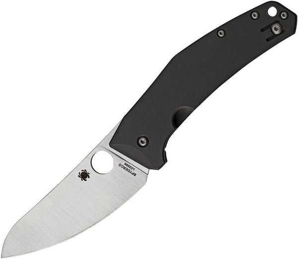 Spyderco Spydiechef Gray Titanium Framelock Satin LC200N - Knives.mx