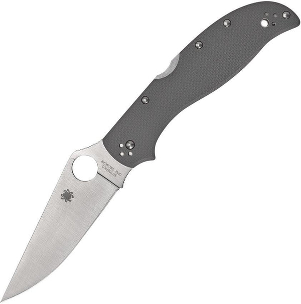 Spyderco Strech 2 Xl Lockback Gray G10 CPM CRU-WEAR - Knives.mx