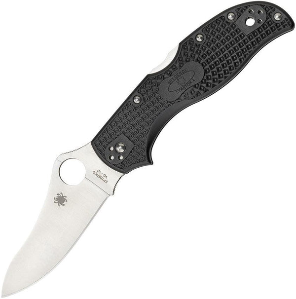 Spyderco Stretch 2 Lockback Black FRN Satin VG-10 - Knives.mx