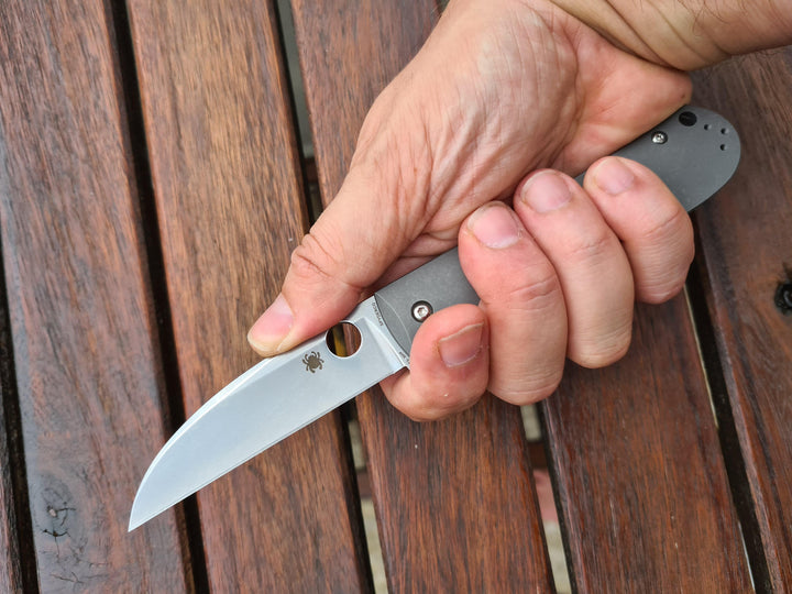 Spyderco Swayback Reeve Titanium SW Wharncliffe CTS-XHP - Knives.mx