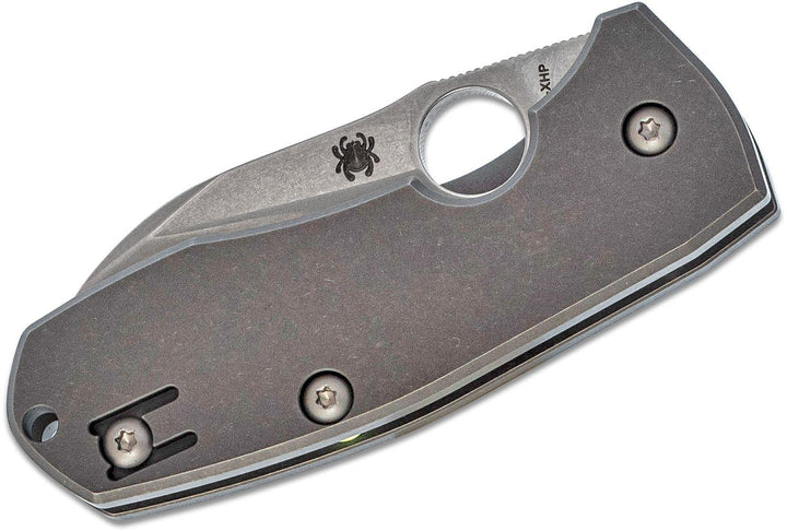 Spyderco Techno 2 Framelock SW Titanium Sheepsfoot CTS-XHP - Knives.mx