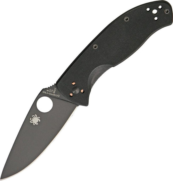 Spyderco Tenacious Black G10 Plain 8Cr13MoV - Knives.mx