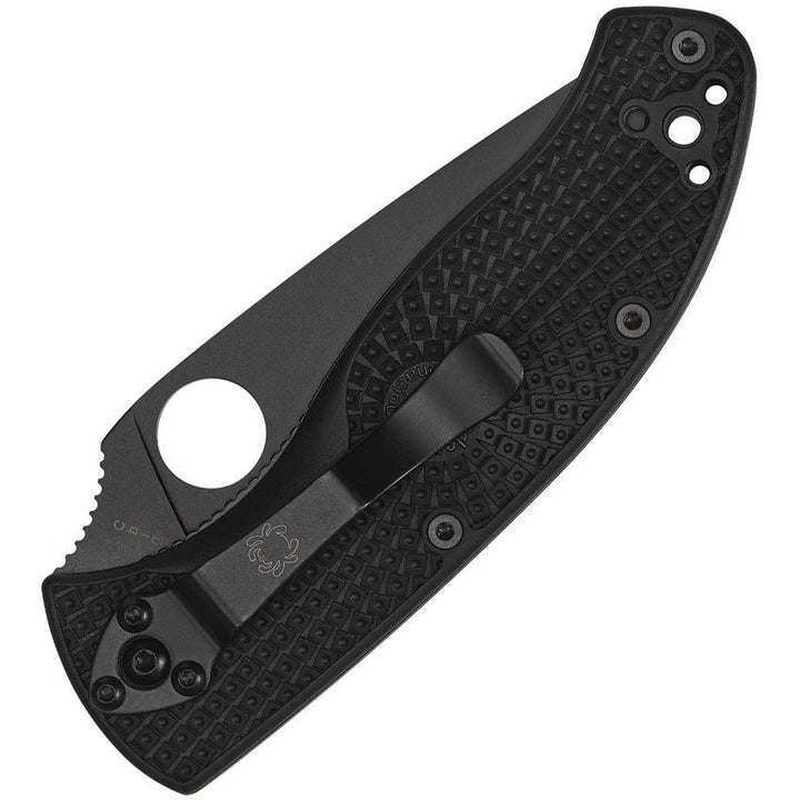 Spyderco Tenacious FRN Black 8Cr13MoV Plain - Knives.mx