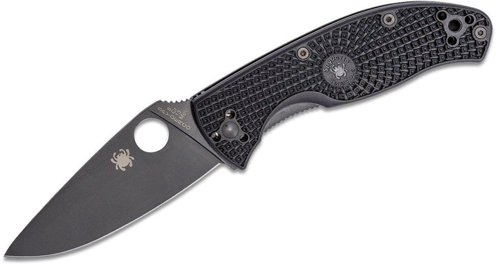 Spyderco Tenacious FRN Black 8Cr13MoV Plain - Knives.mx