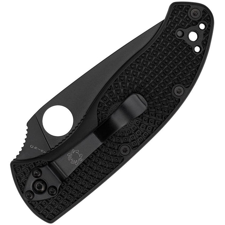 Spyderco Tenacious Full Serrated Linerlock FRN Black - Knives.mx