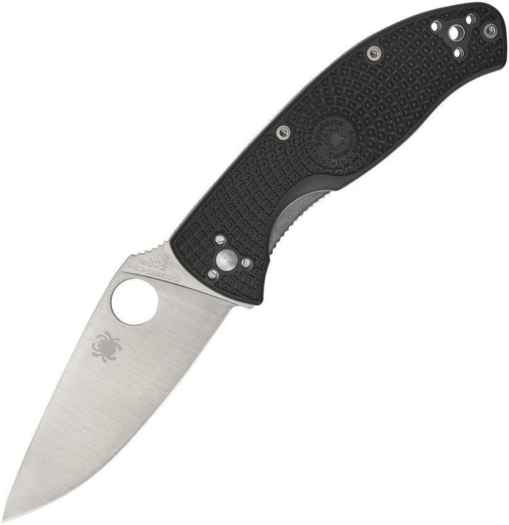 Spyderco Tenacious Linerlock Black FRN Satin Plain - Knives.mx