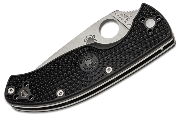 Spyderco Tenacious Linerlock Black FRN Satin Plain - Knives.mx