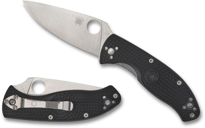 Spyderco Tenacious Linerlock Black FRN Satin Plain - Knives.mx