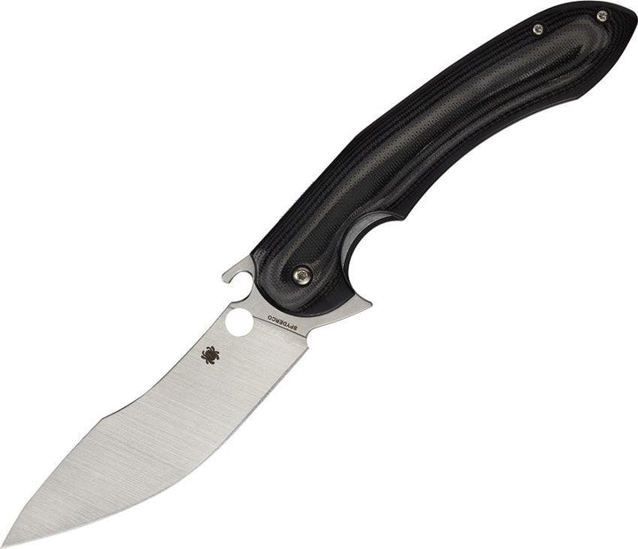 Spyderco Tropen Compression Lock Black G10 Satin CPM S30V - Knives.mx