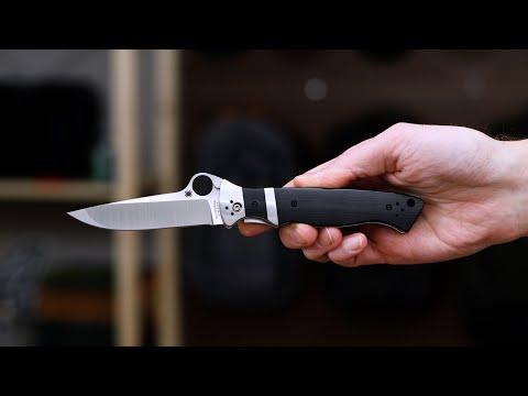 Spyderco Vallotton Sub-Hilt Linerlock Black Polished G10 Satin CPM S30V - Knives.mx