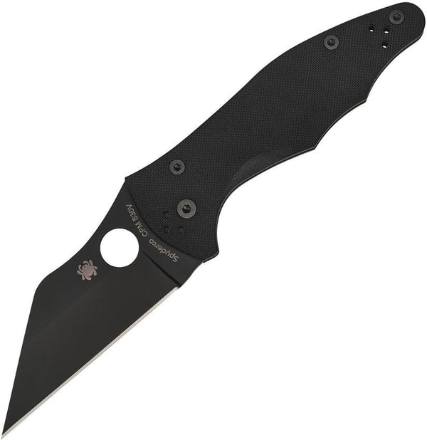 Spyderco Yojimbo 2 Black DLC Wharncliffe Coated CPM S30V - Knives.mx