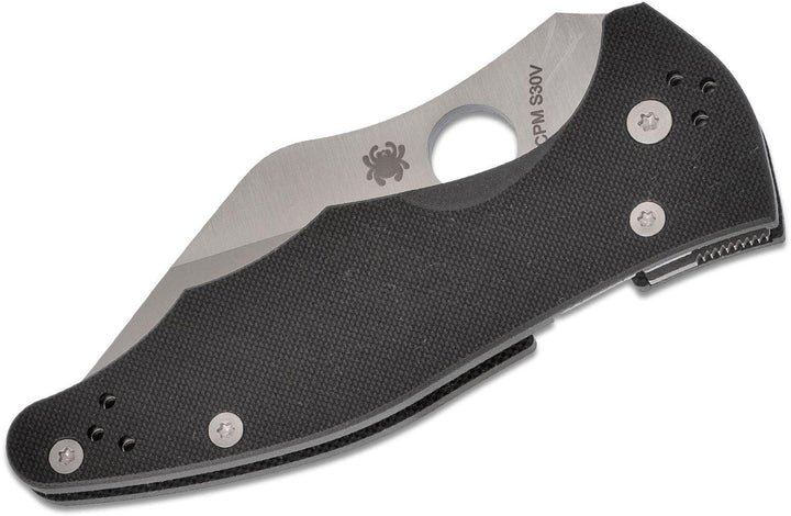 Spyderco Yojimbo 2 Compression Lock Black G10 Wharncliffe CPM S30V - Knives.mx