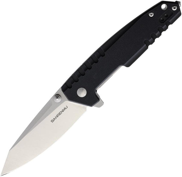 SRM Knives 9031 Linerlock Black G10 Satin 12C27 Sandvik - Knives.mx