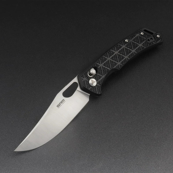 SRM Knives 9201 Ambi Lock FRN Clip Point Satin Finish 8Cr13MoV - Knives.mx