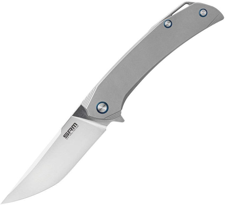 SRM Knives Asika Large Framelock Gray Titanium 154CM - Knives.mx