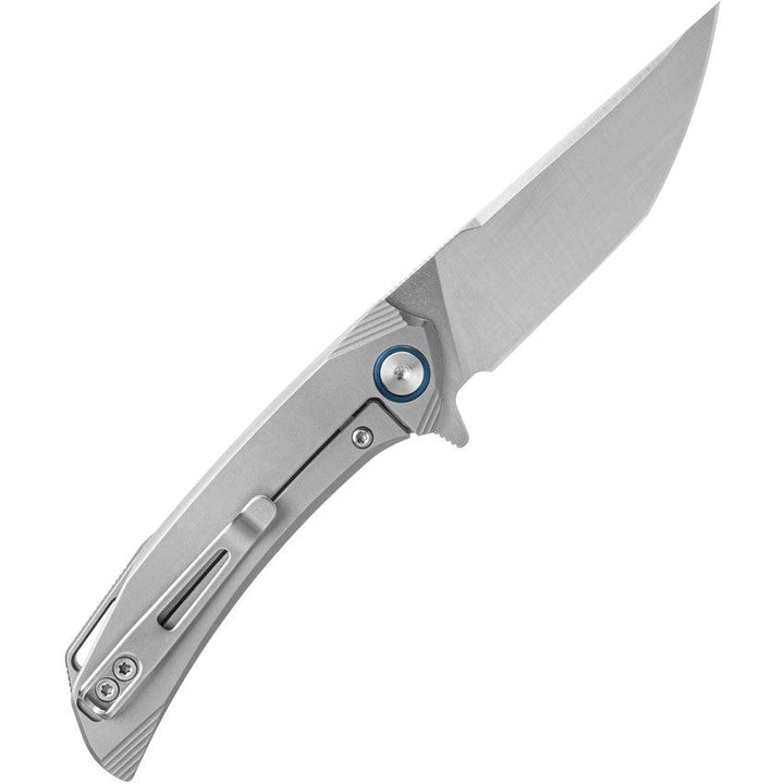 SRM Knives Asika Small Framelock Gray Titanium Brushed 154CM - Knives.mx