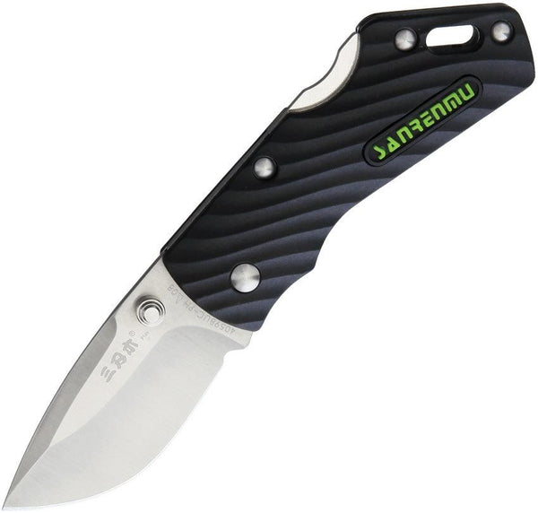 SRM Knives Sanrenmu 4059 Lockback Black Sculpted Nylon Satin Stainless - Knives.mx