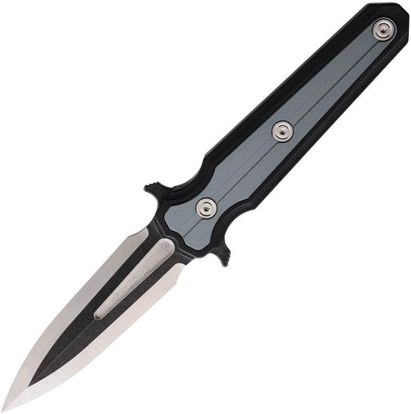 Stedemon DongShan Linerlock Black G10 w Blue Aluminum Two Tone 440C - Knives.mx