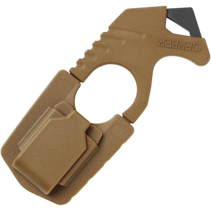 Strap Cutter Coyote Brown - Knives.mx