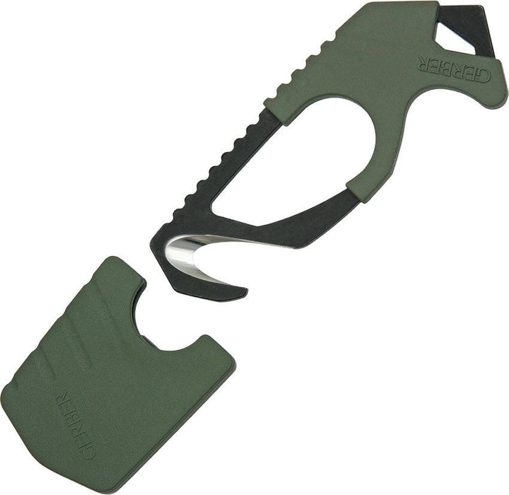 Strap Cutter Green - Knives.mx