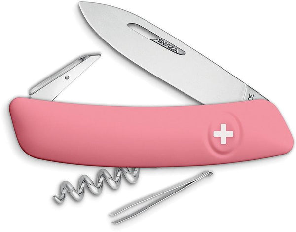 Suiza Multiusos SWIZA D01 Swiss Pocket Knife Pink - Knives.mx