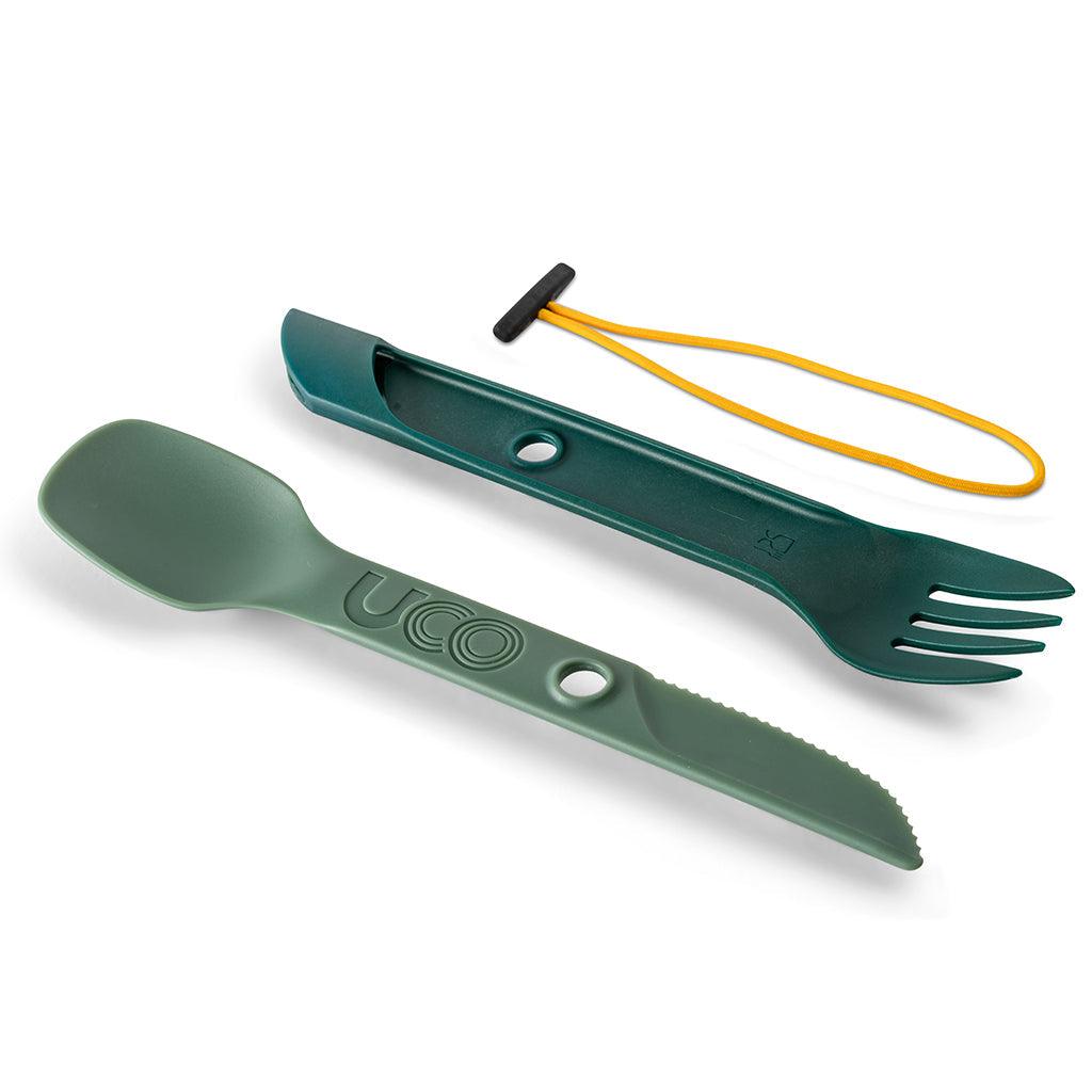Switch Spork Utensil Set Grn/ Kit utensilios camping - Knives.mx