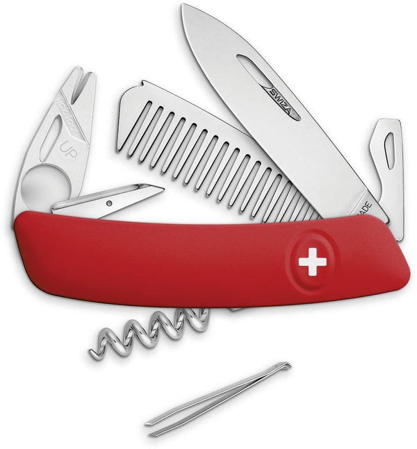 Swiza Pet and Outdoor Knife Red - Knives.mx