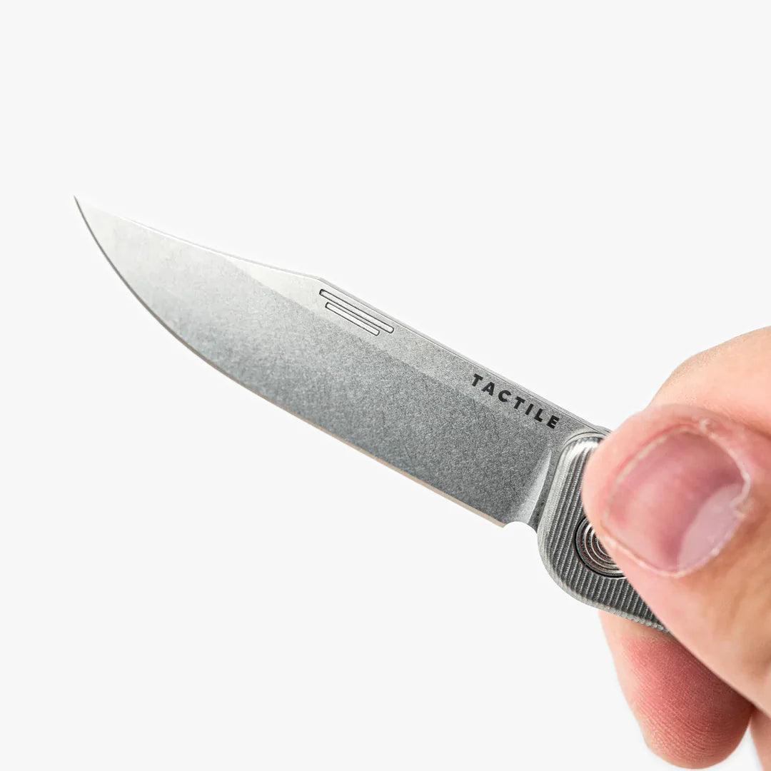 Tactile Knife Company Bexar Slipjoint Grade 5 Titanium Clip Point Magn
