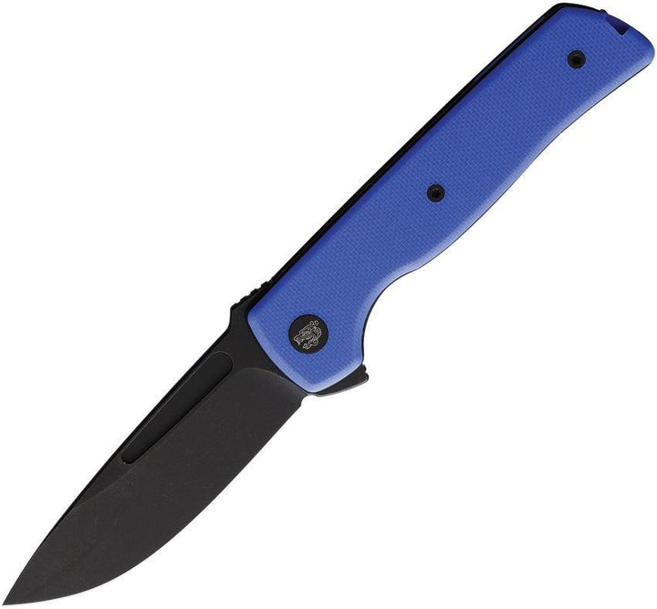 Terzuola Knives ATCF Lite Linerlock Blue G10 Black Nitro V - Knives.mx