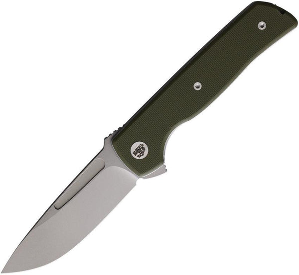 Terzuola Knives ATCF Lite Linerlock Green G10 Stonewash Nitro V - Knives.mx