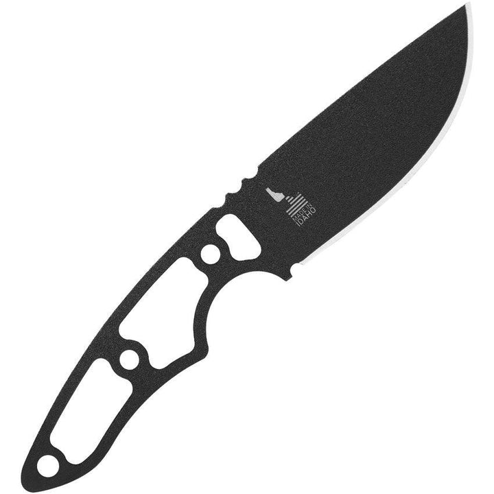 TOPS Knives 3 Pointer Skeletonized Black Traction Coated 1095HC - Knives.mx