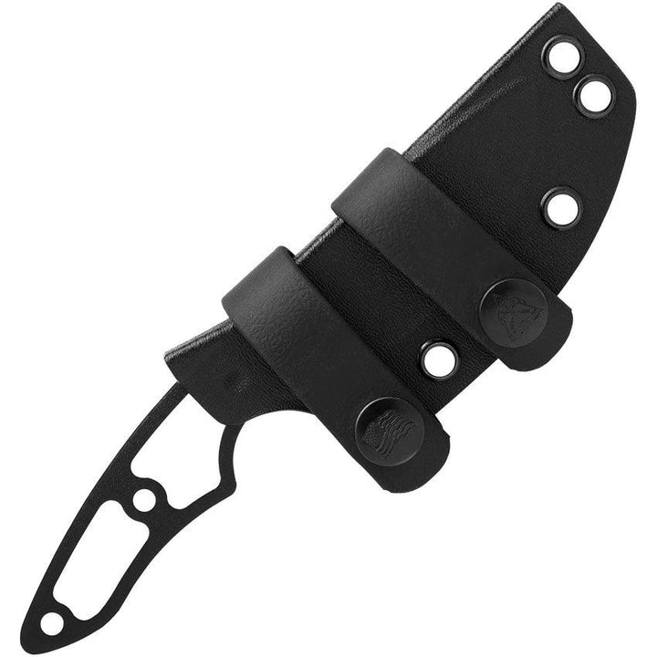 TOPS Knives 3 Pointer Skeletonized Black Traction Coated 1095HC - Knives.mx