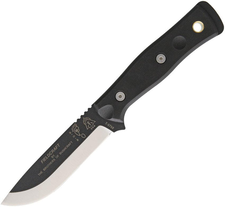 TOPS Knives BOB Hunter Blackout G10 Traction Coated 1095HC - Knives.mx