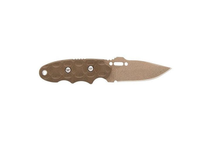 TOPS Knives C.A.T. 200S-04 Green Micarta Coyote Tan 1095HC - Knives.mx